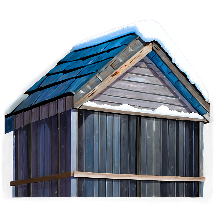 Snow Roof Transparent Png 05252024