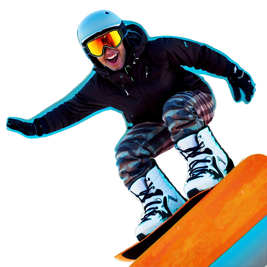 Snowboarding Thrill Png Eyj36