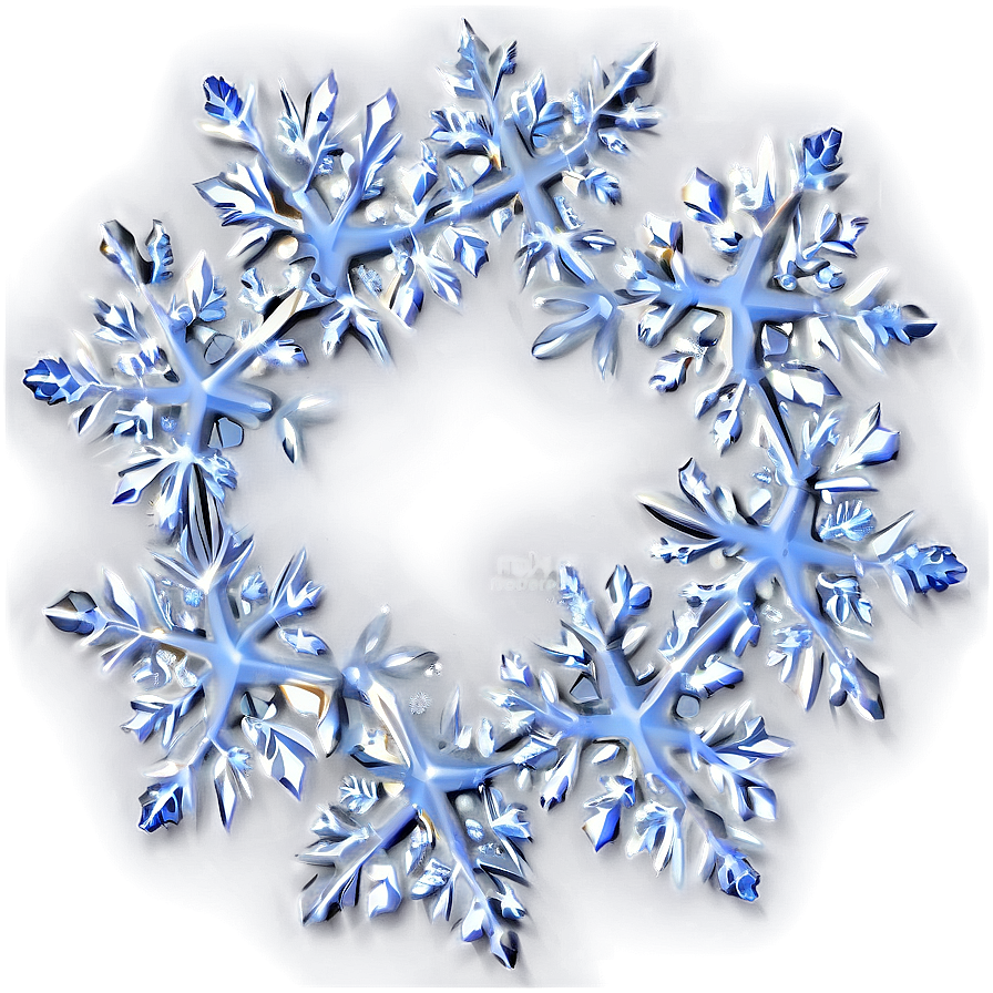 Snowflake Flower Frame Png 39