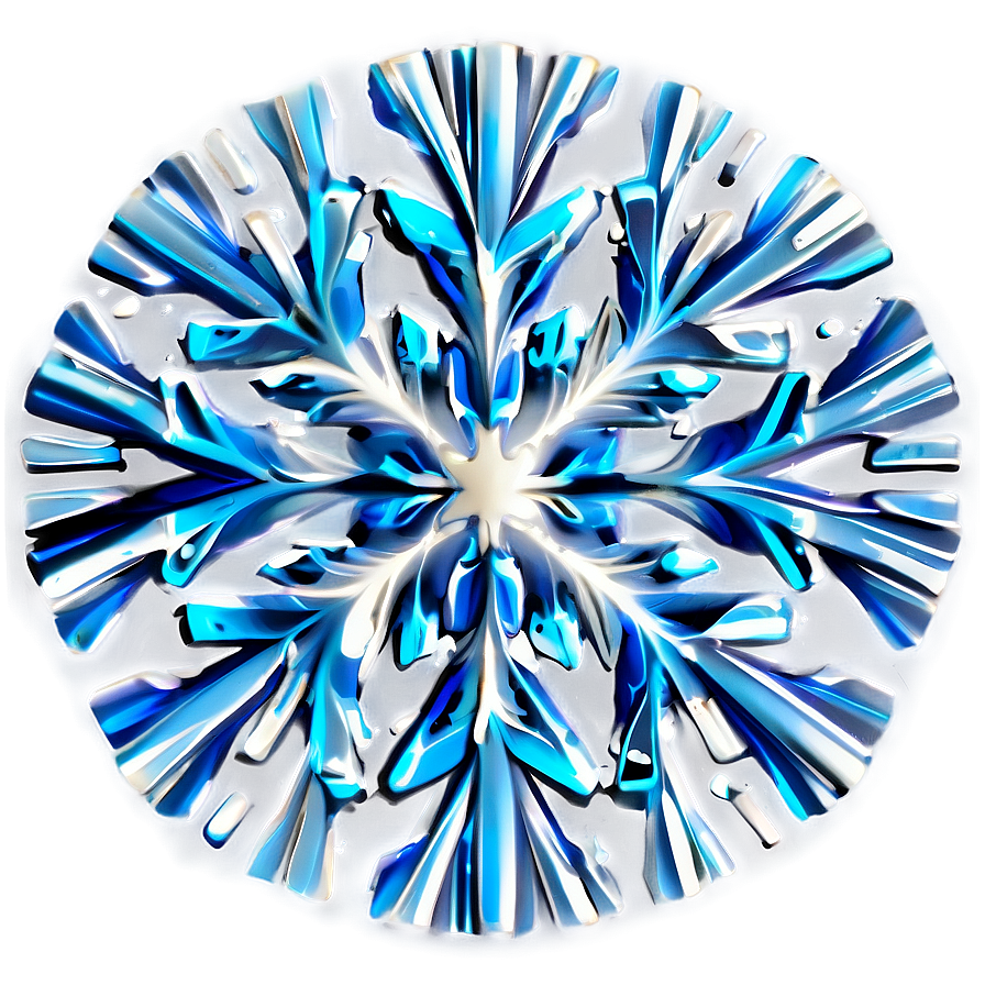 Snowflake In Ice Crystal Png 60