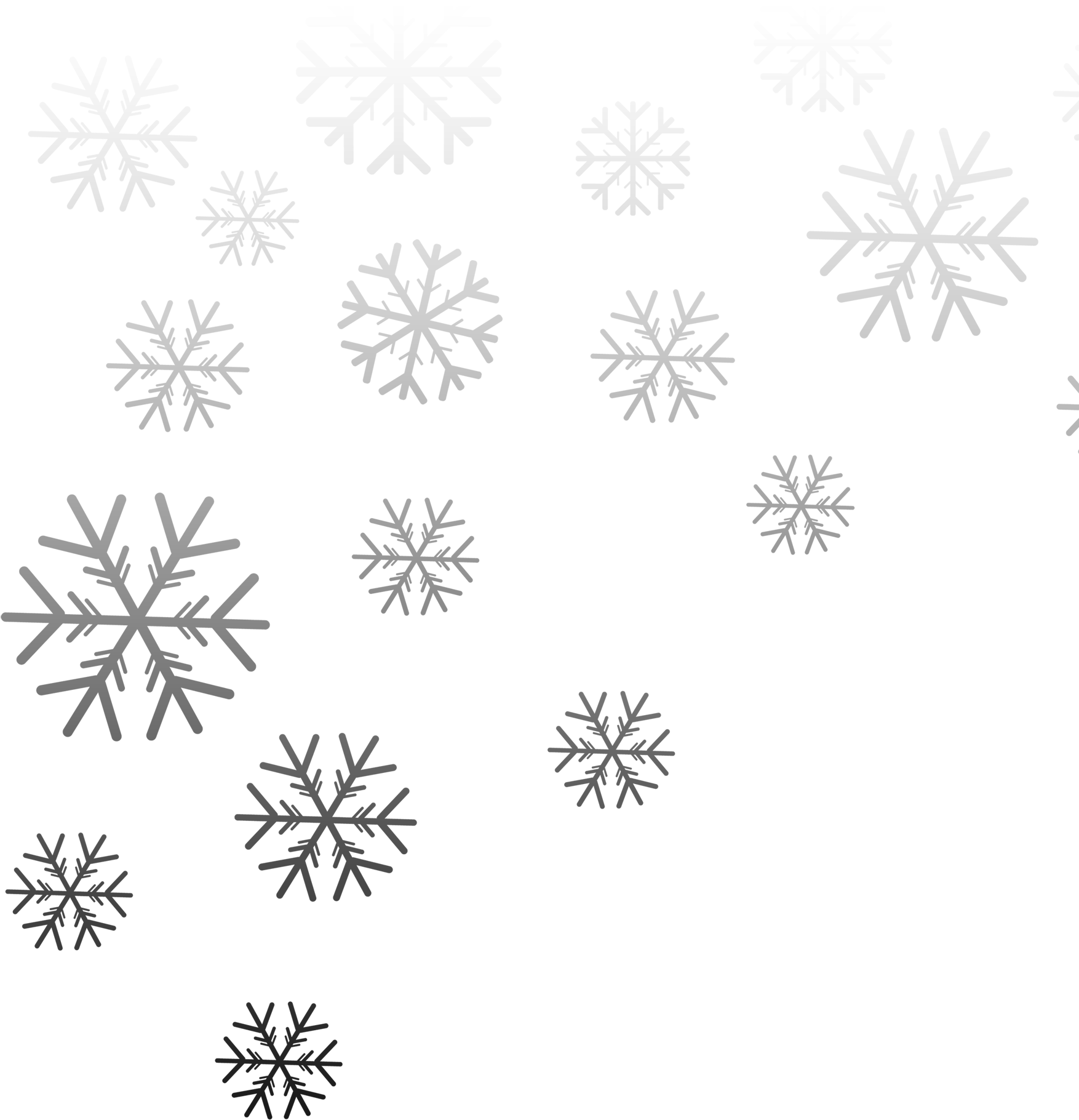 Snowflake Patternon Teal Background