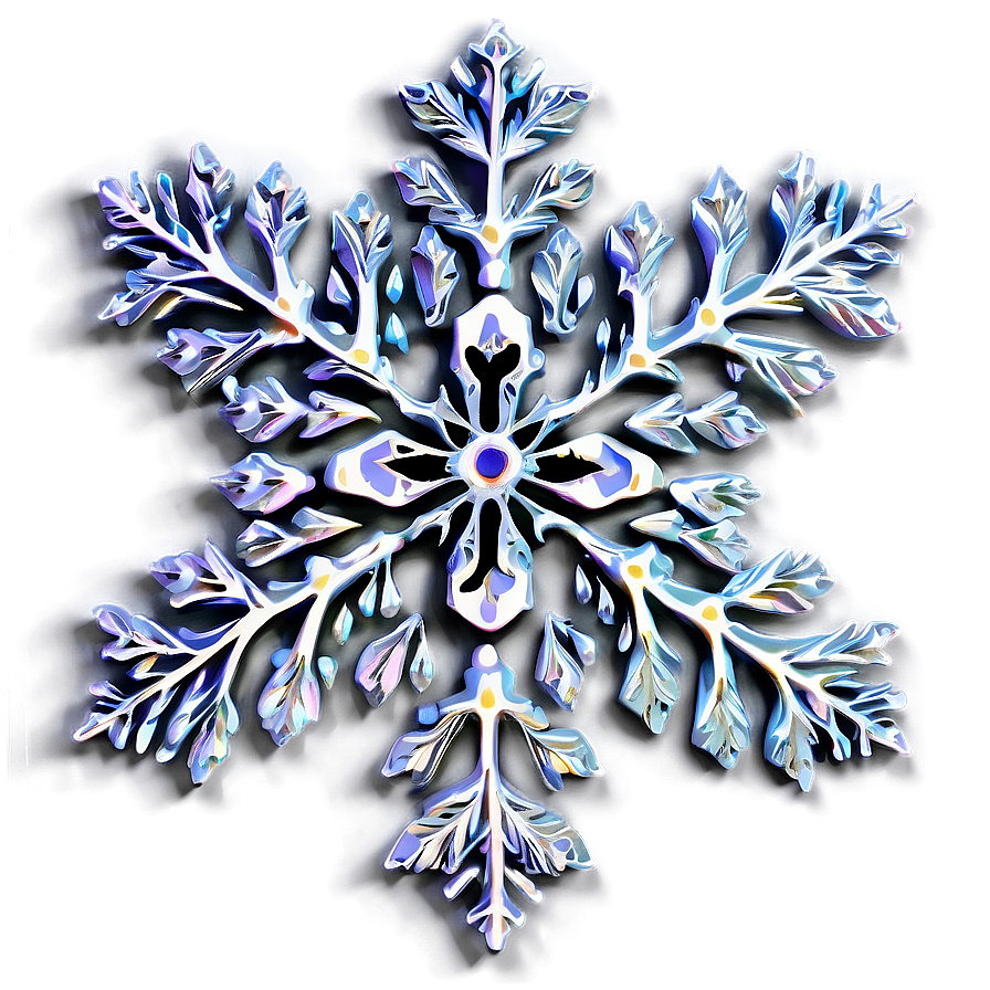 Snowflake Winter Elegance Png 1