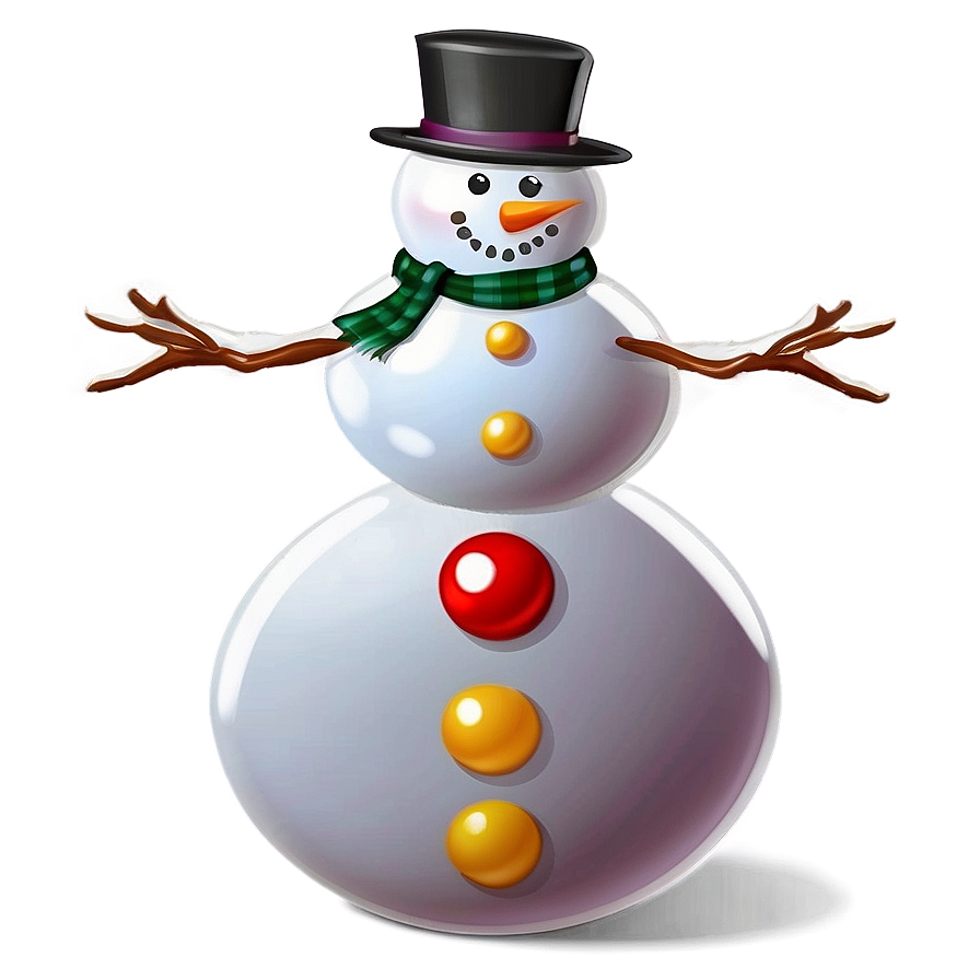 Snowman Cartoon Character Png Vpn22