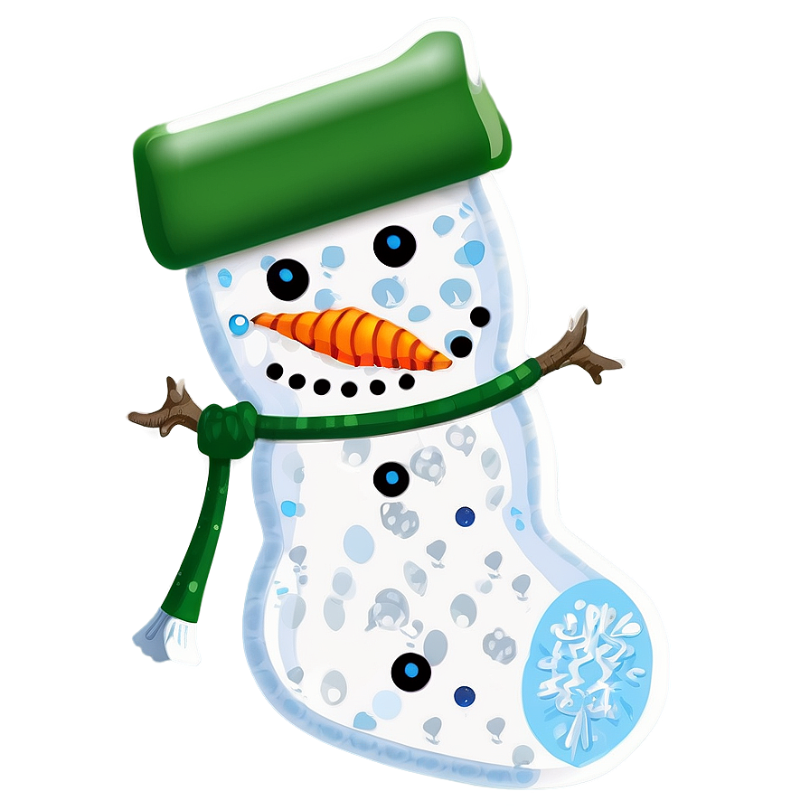 Snowman Christmas Stocking Png 06132024