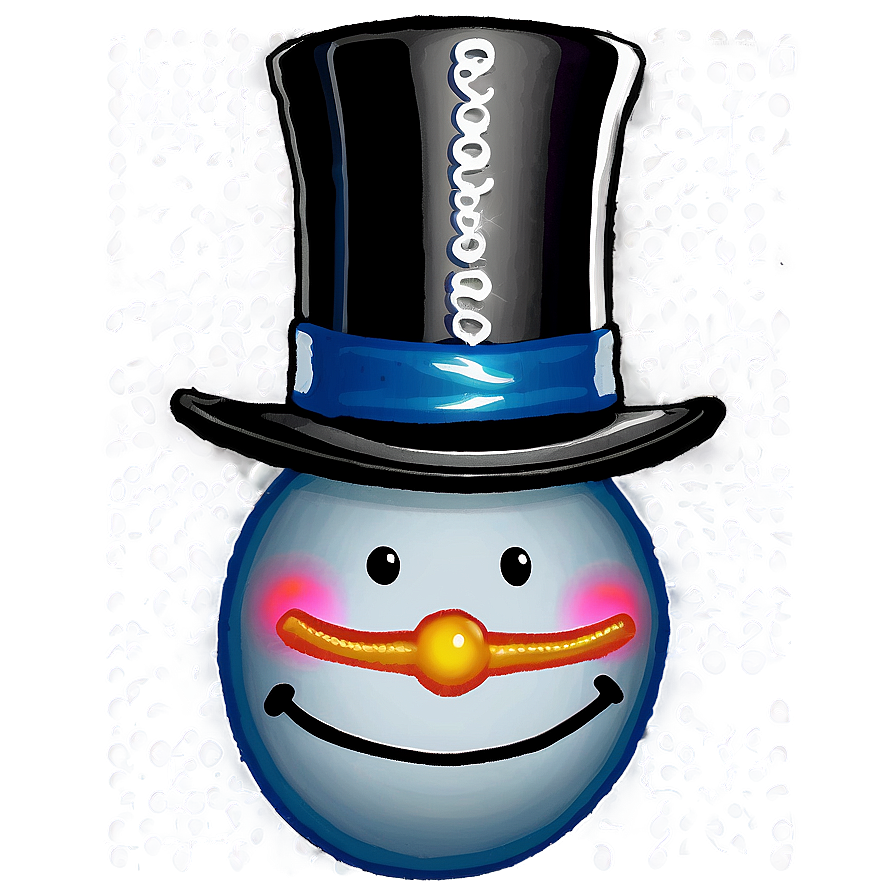 Snowman's Top Hat Png 05042024