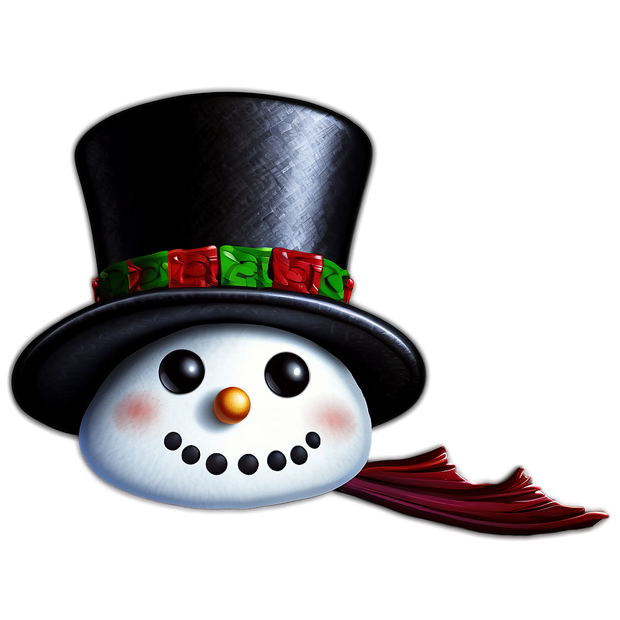 Snowman's Top Hat Png 76