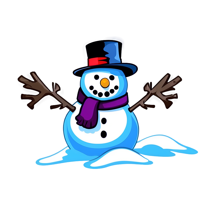 Snowman Scene Background Png 85