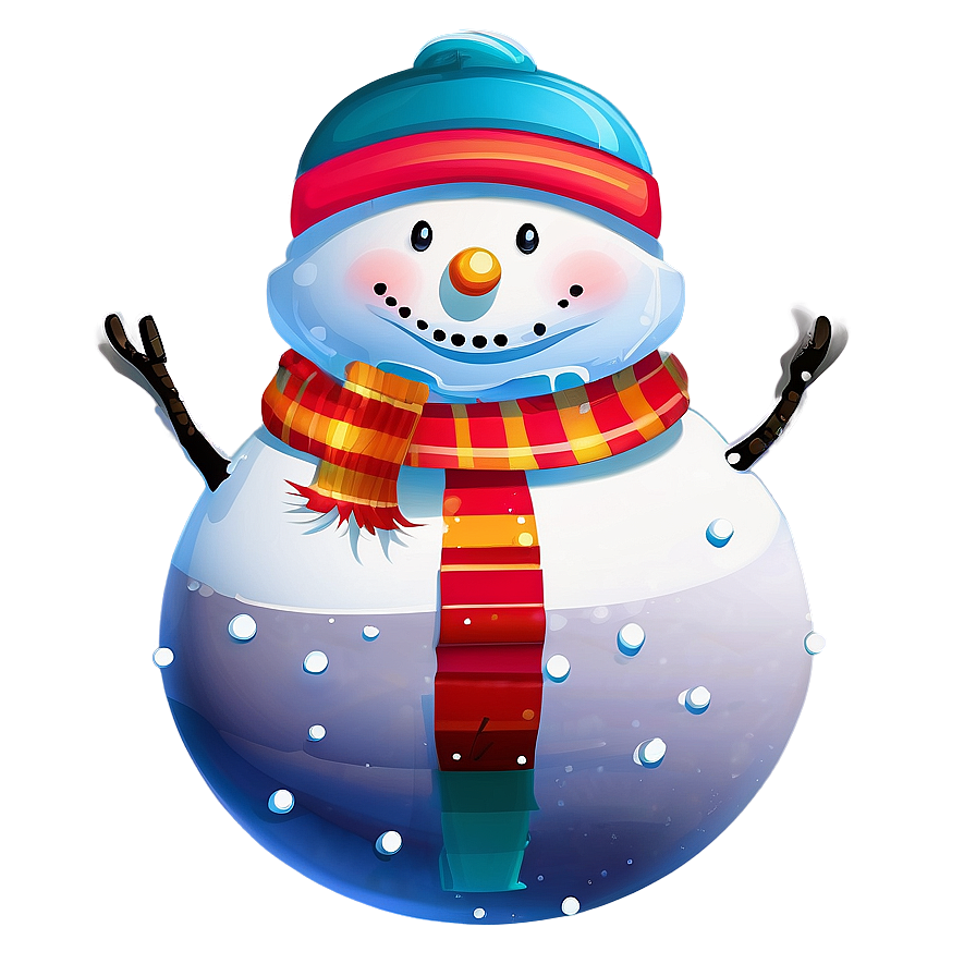 Snowman With Gift Boxes Png 05032024