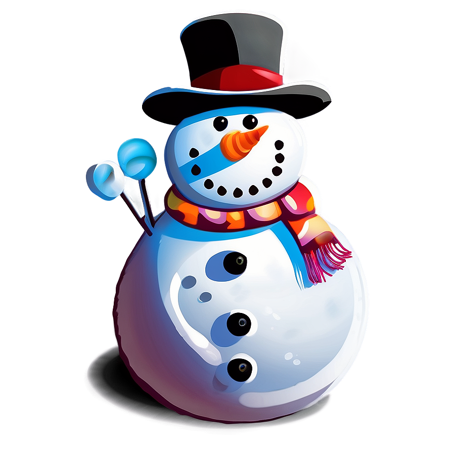 Snowman With Hot Cocoa Png 53
