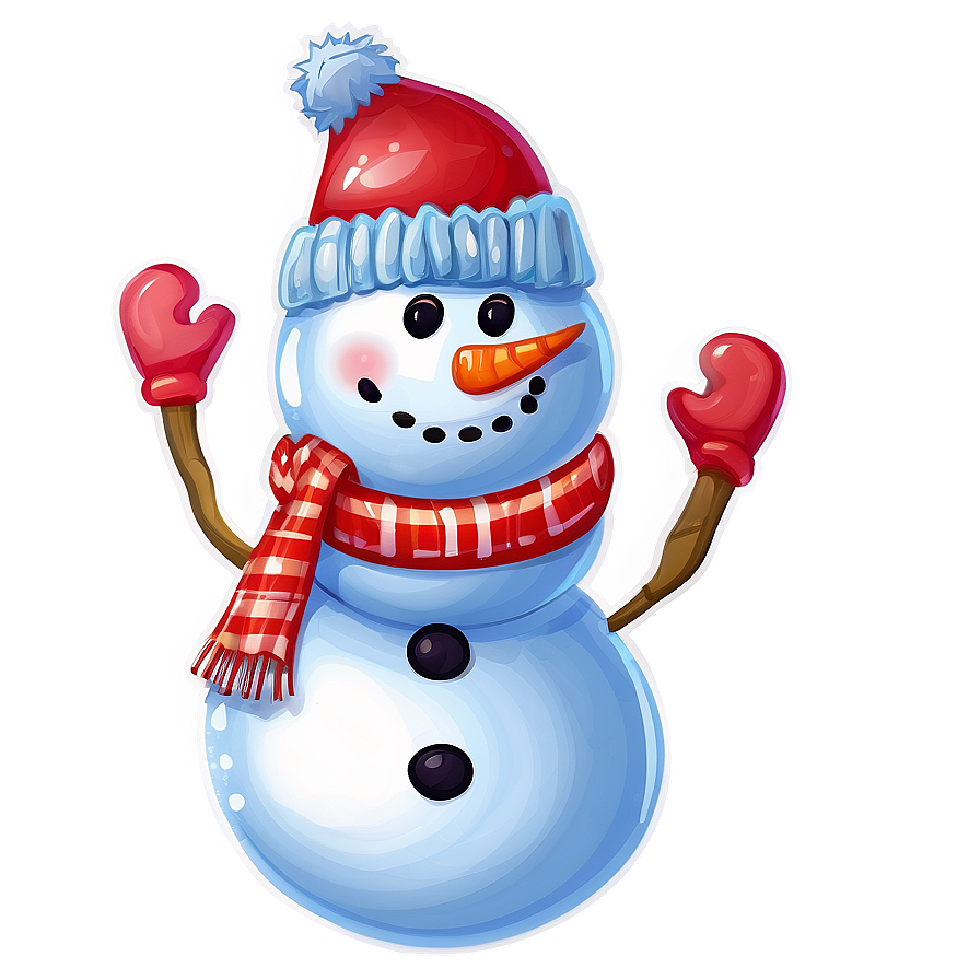 Snowman With Hot Cocoa Png 95