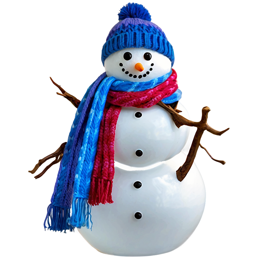 Snowman With Scarf Png Sdx94