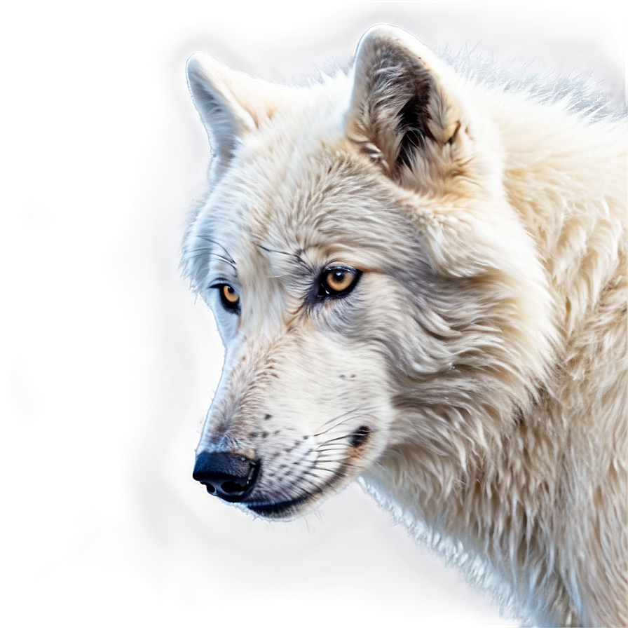 Snowy Arctic Wolf Png Ufu60