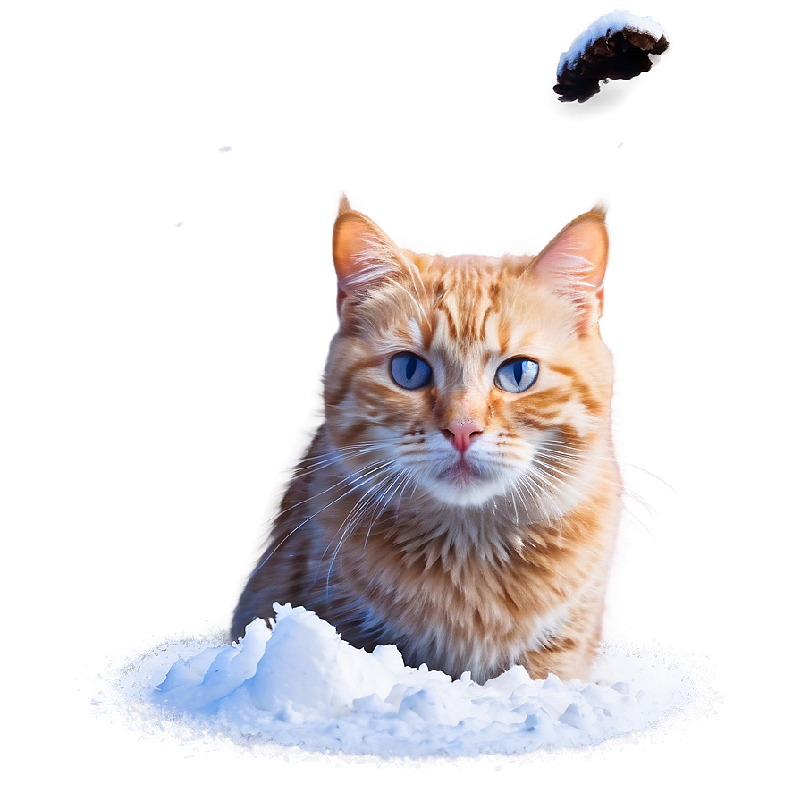 Snowy Cat Meme Png 05212024