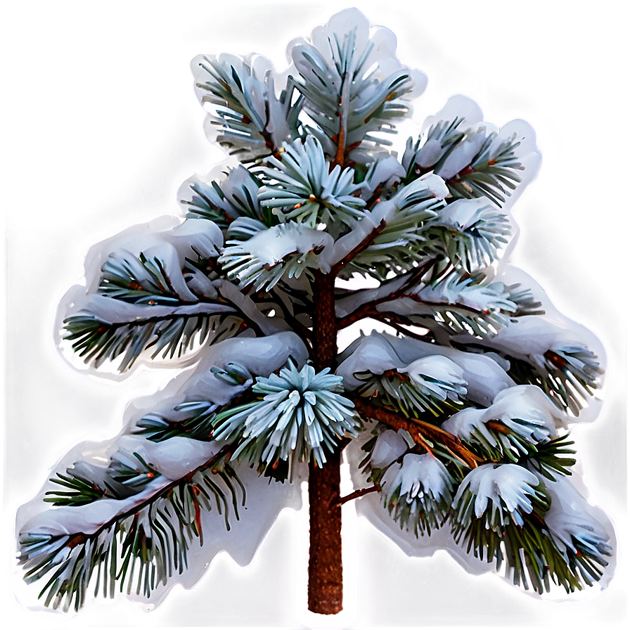 Snowy Fir Tree Png Noi6