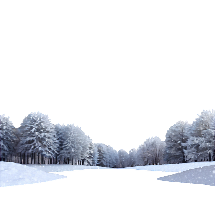 Snowy Landscape Transparent Png 32