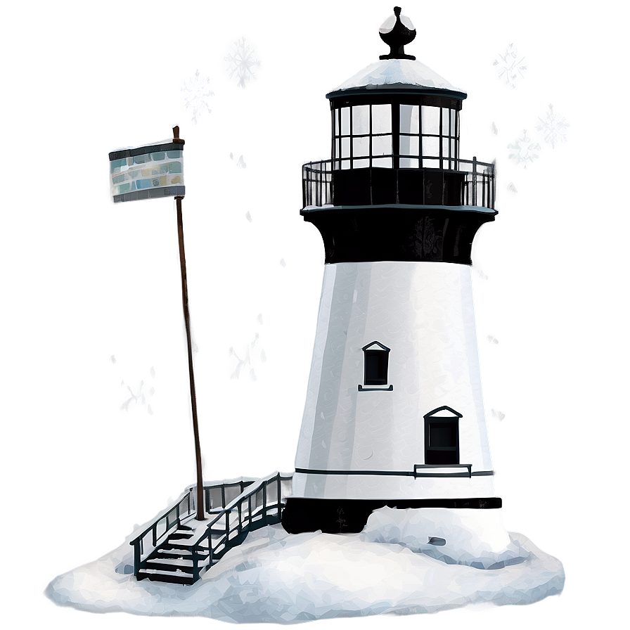 Snowy Lighthouse Png 56