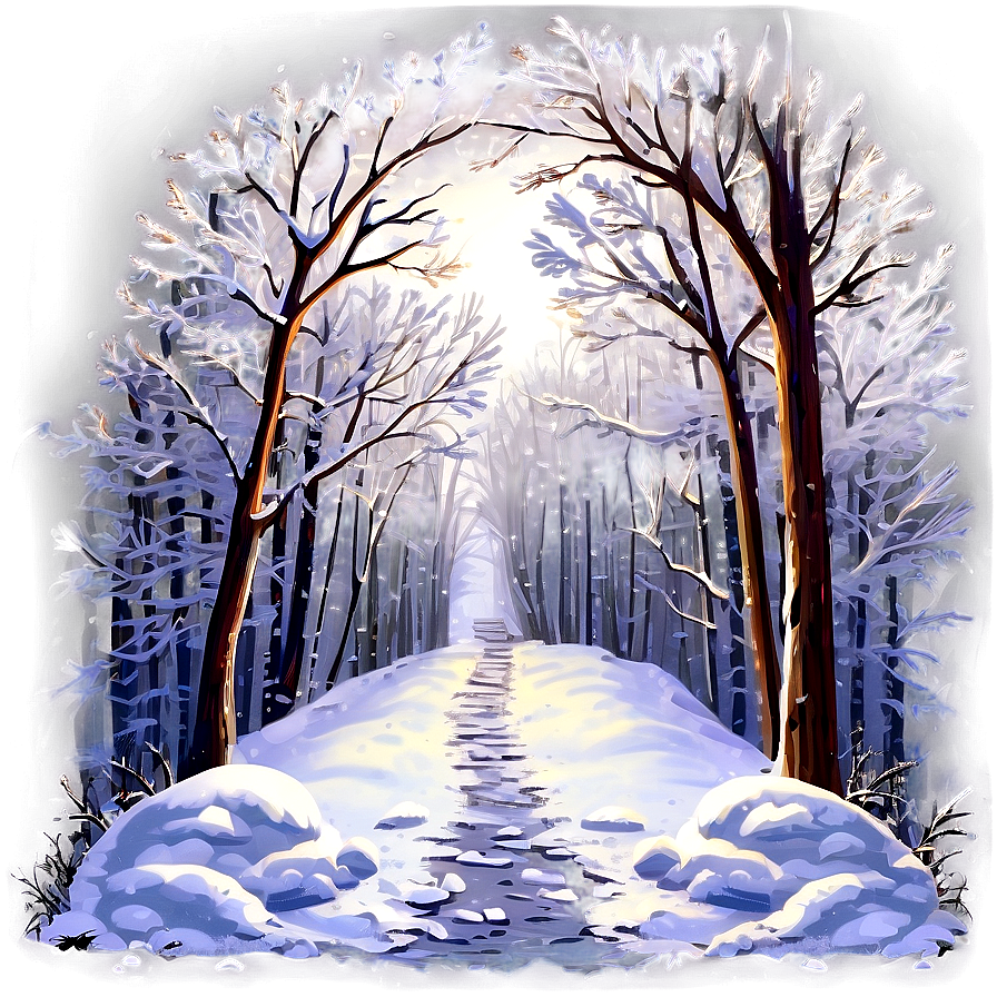 Snowy Path Blizzard Png Xdf20