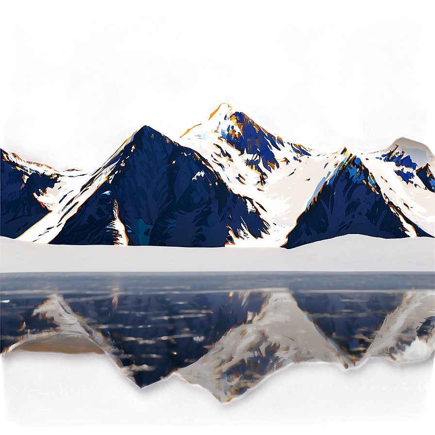 Snowy Peaks Transparent Png 38