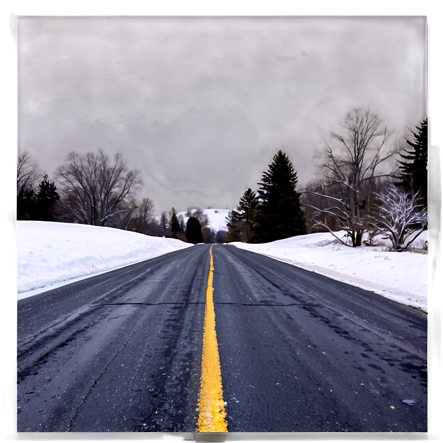 Snowy Road Png Brl