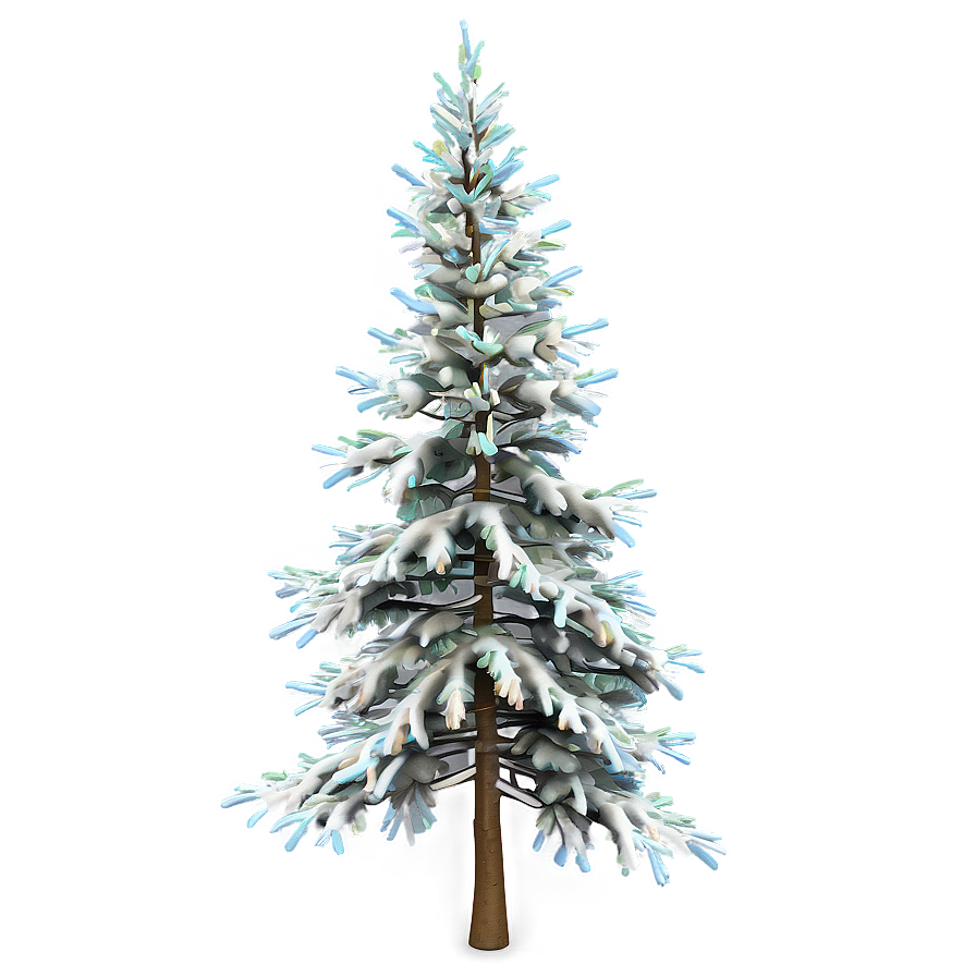 Snowy Spruce Tree Png Vfd