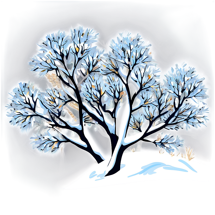 Snowy Tree Branches Png 75