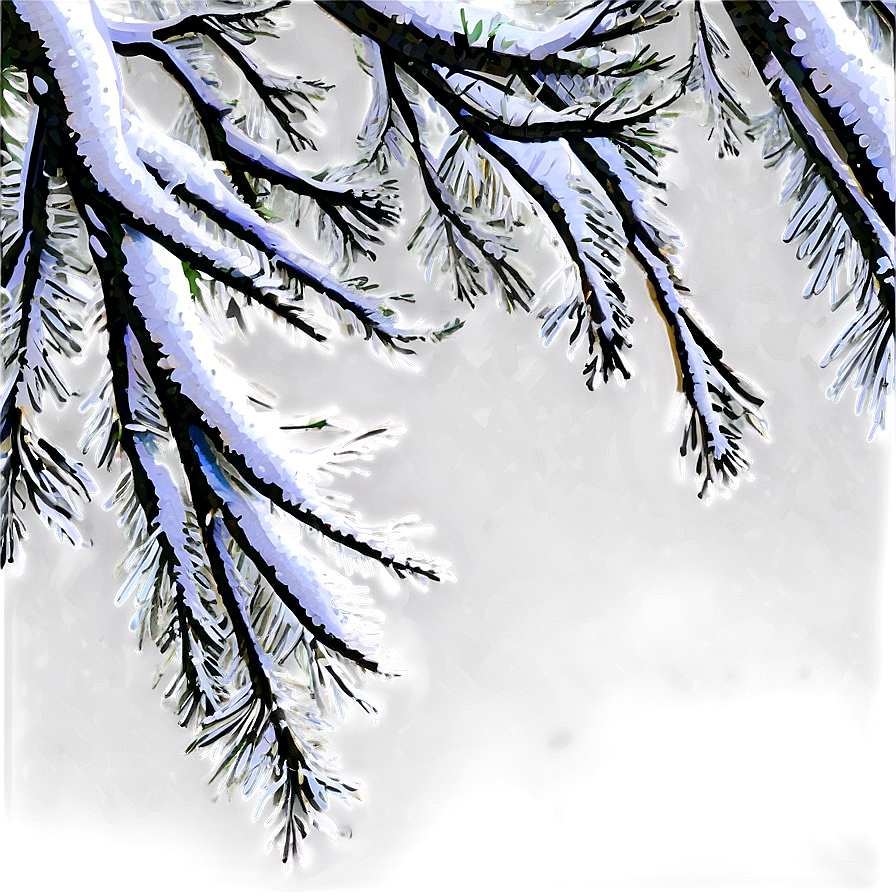 Snowy Tree Branches Png Ymq59