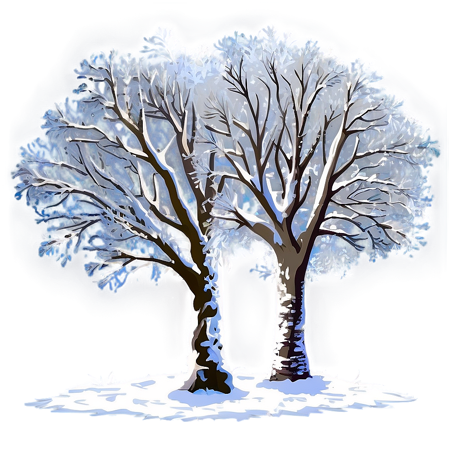 Snowy Trees Transparent Png Kmi56