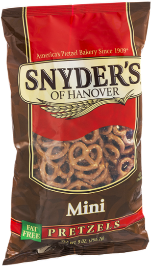 Snyders Mini Pretzels Packaging