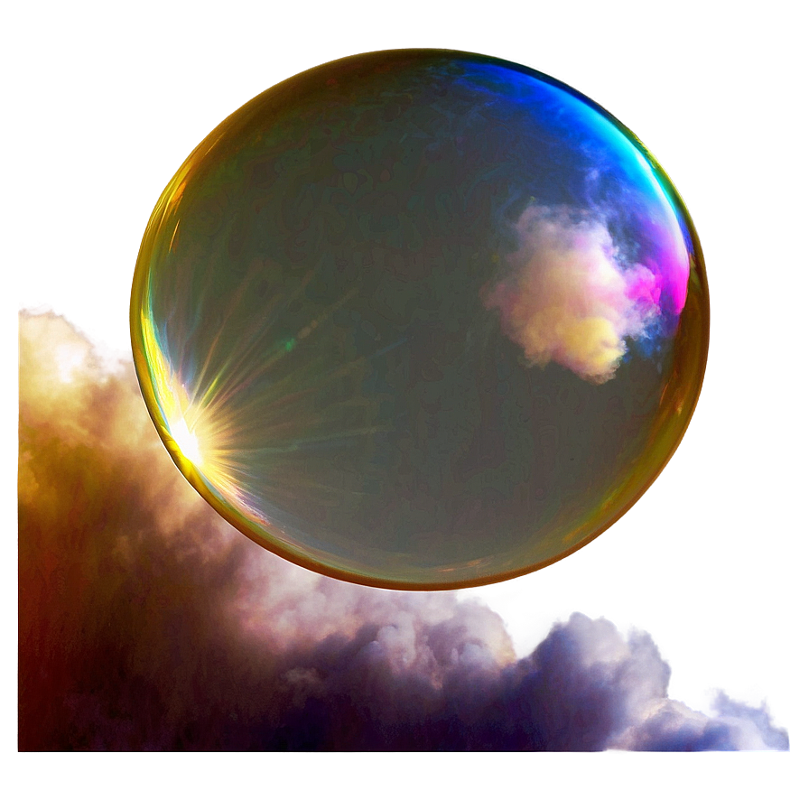 Soap Bubble On Sky Background Png 63