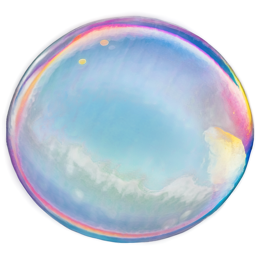 Soap Bubble With Blue Sky Png Amr