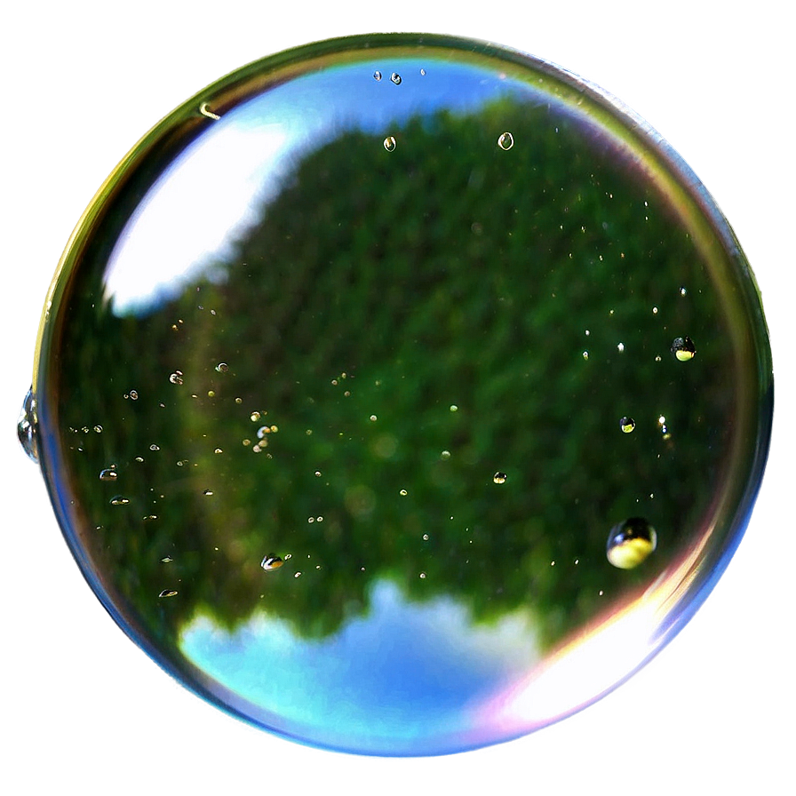 Soap Bubble With Natural Background Png Iuq64