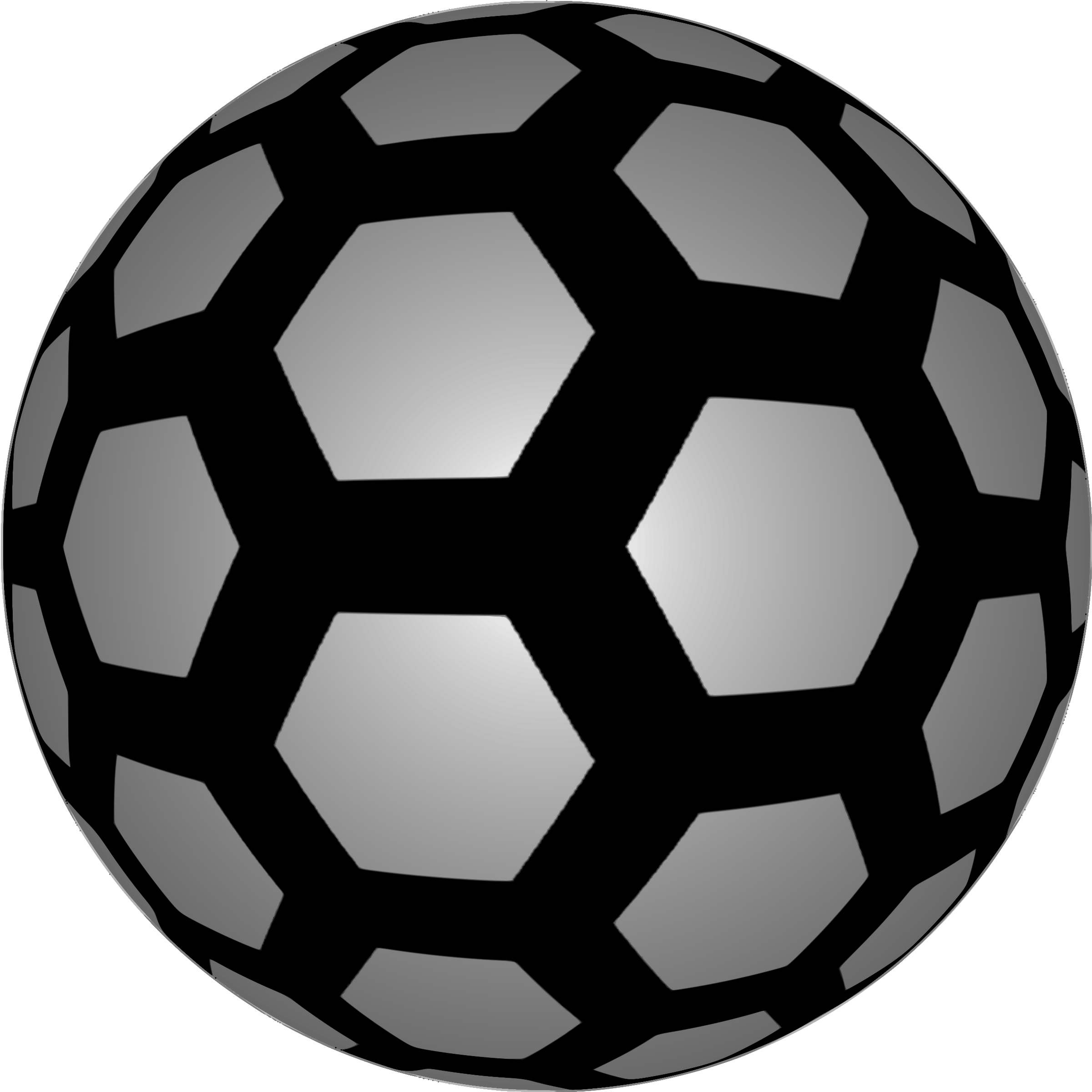 Soccer Ball Hexagon Pattern