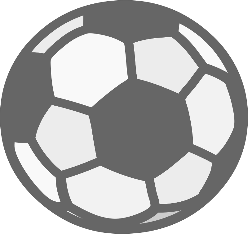 Soccer Ball Icon Gray Scale