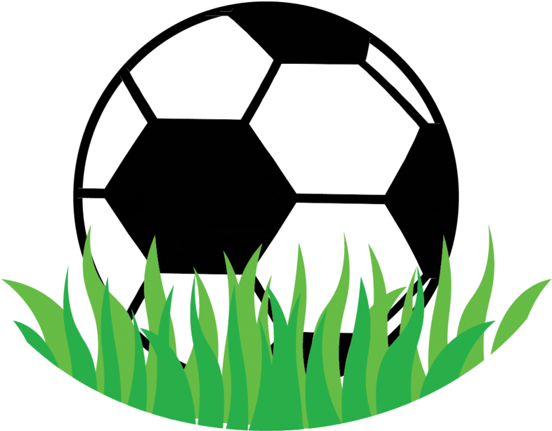 Soccer Ballin Grass Vector