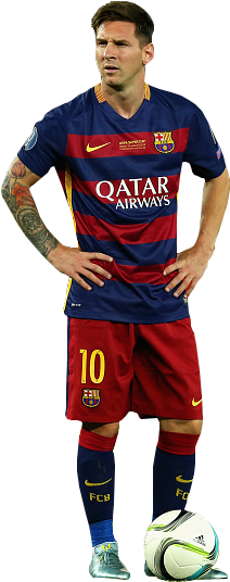 Soccer_ Player_in_ Barcelona_ Kit