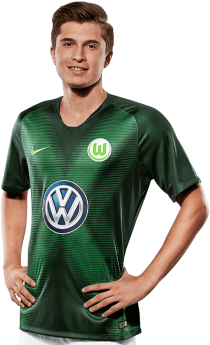 Soccer Playerin Green Jersey