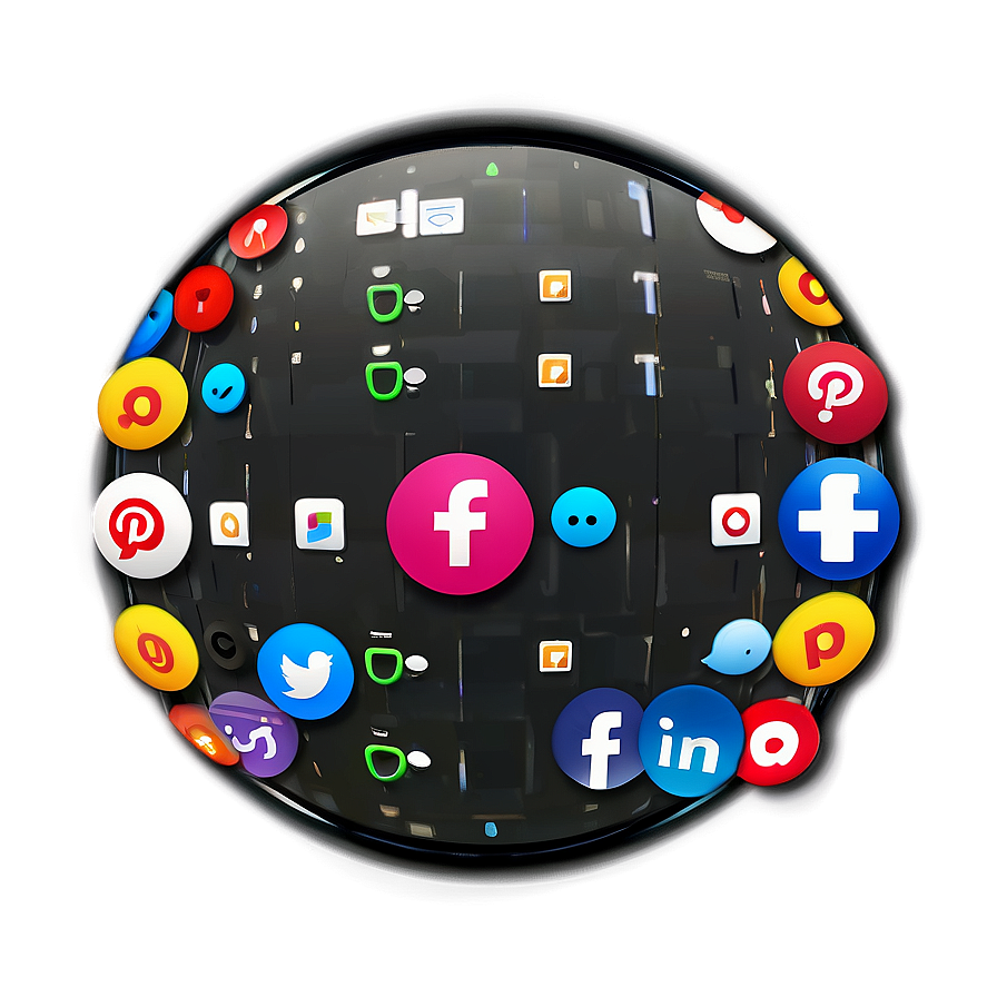 Social Media Icons For Dark Mode Png 05252024