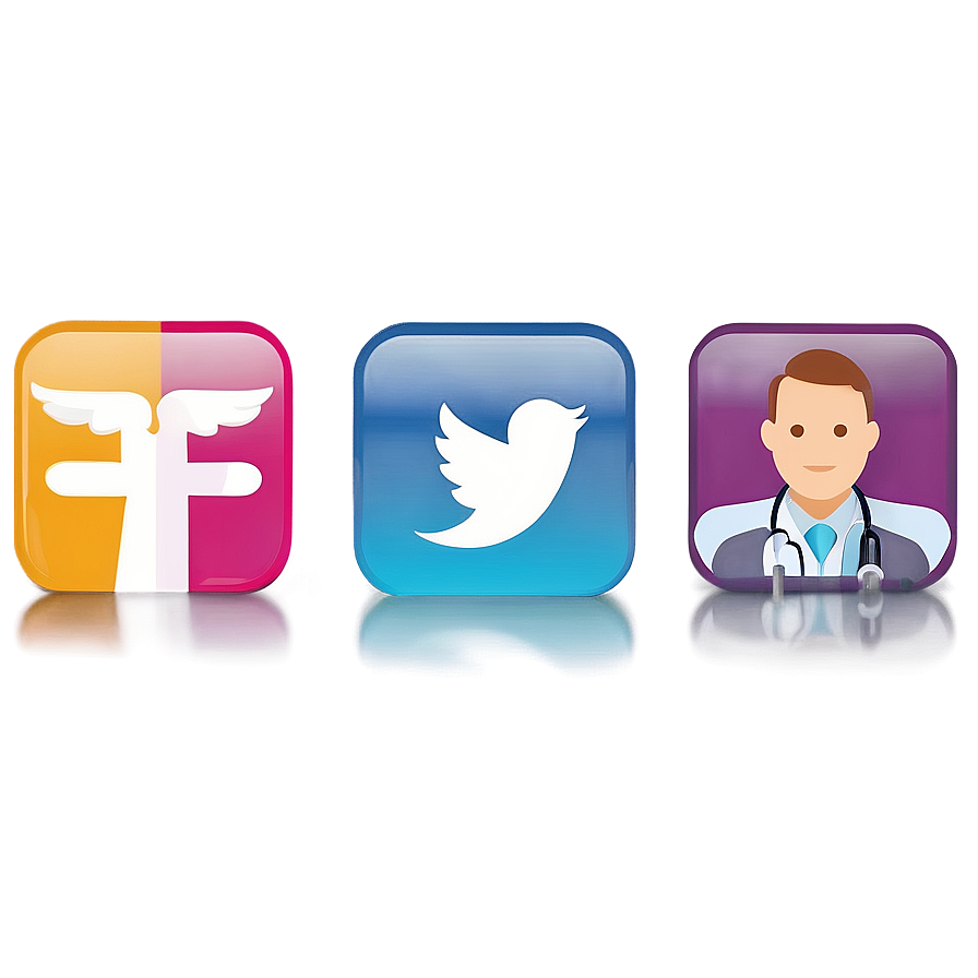 Social Media Icons For Healthcare Png 05252024