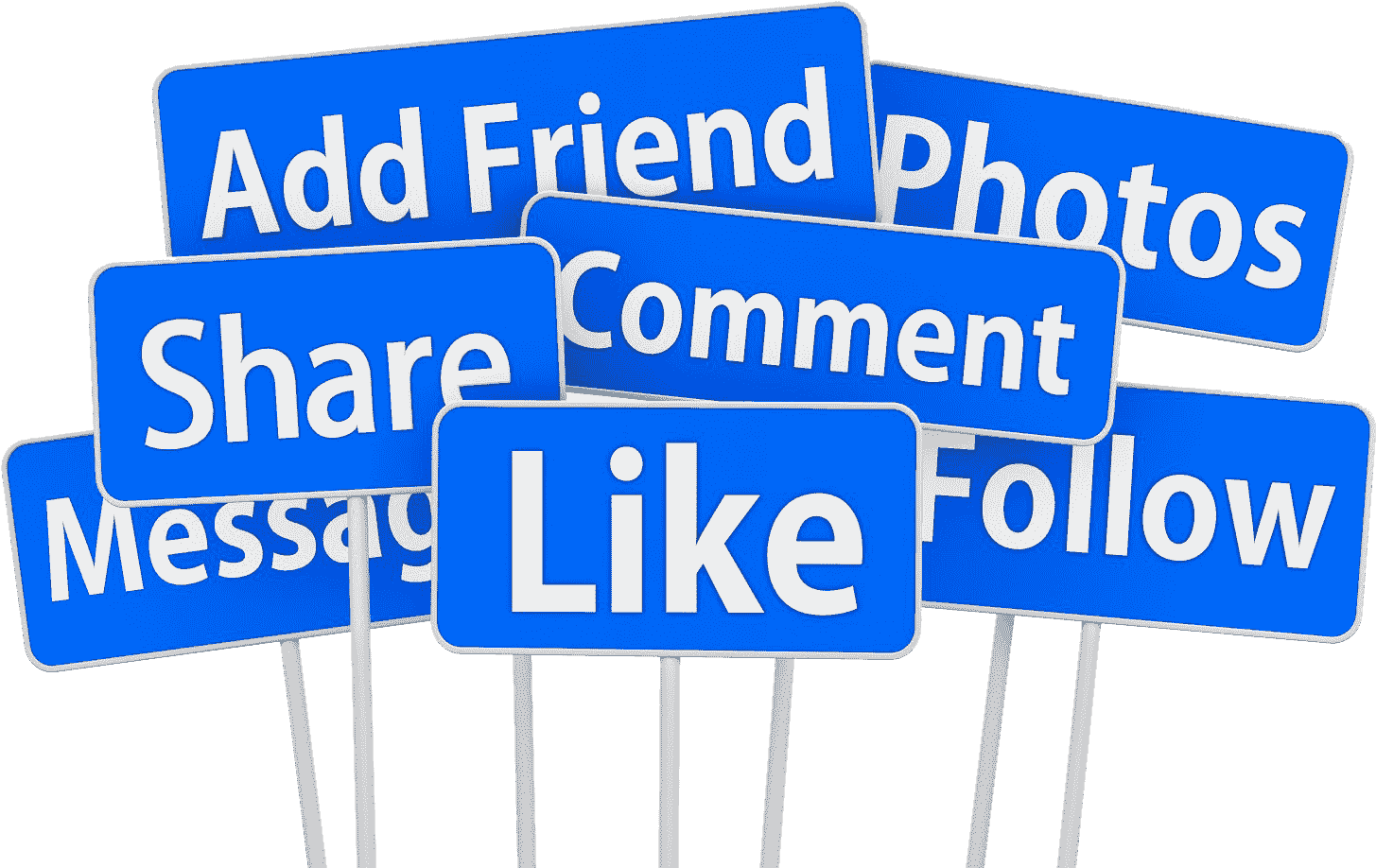Social Media Interaction Signs