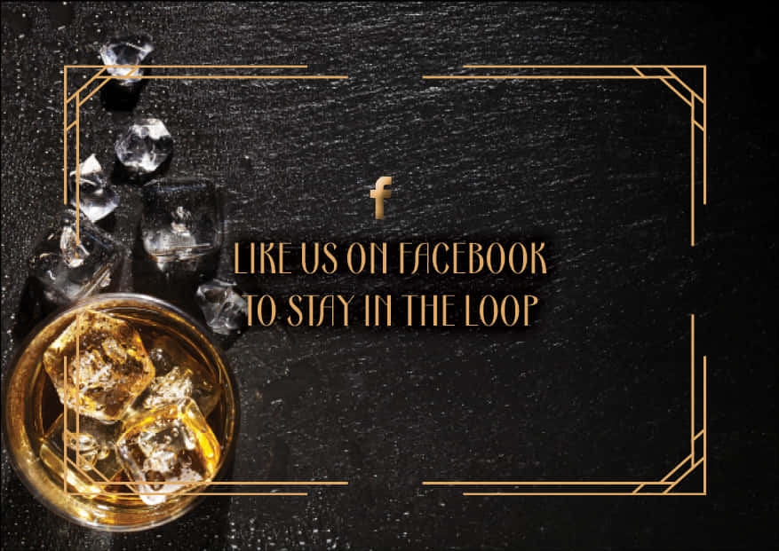 Social Media Promotion Whiskey Glass