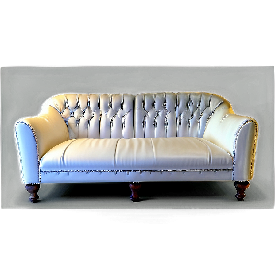 Sofa With Detailed Stitching Png 05252024