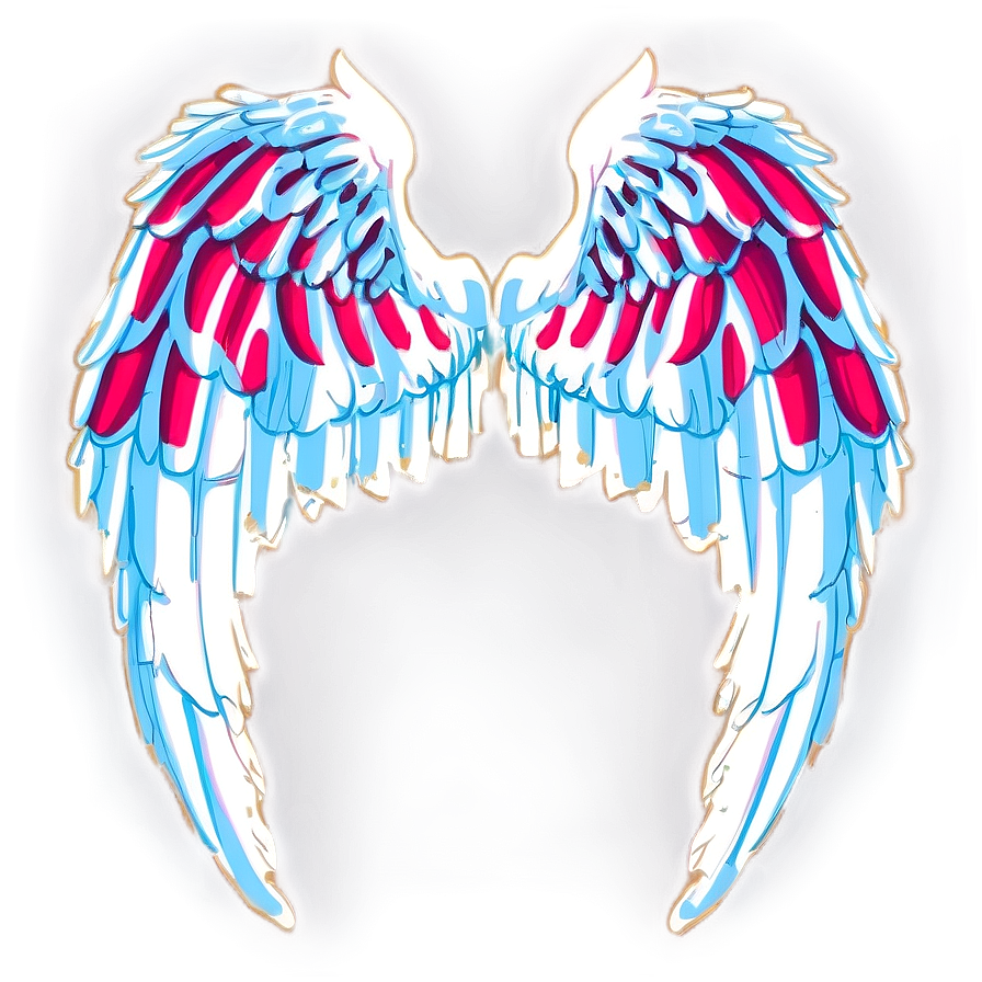 Soft Angel Wings Drawing Png 05042024