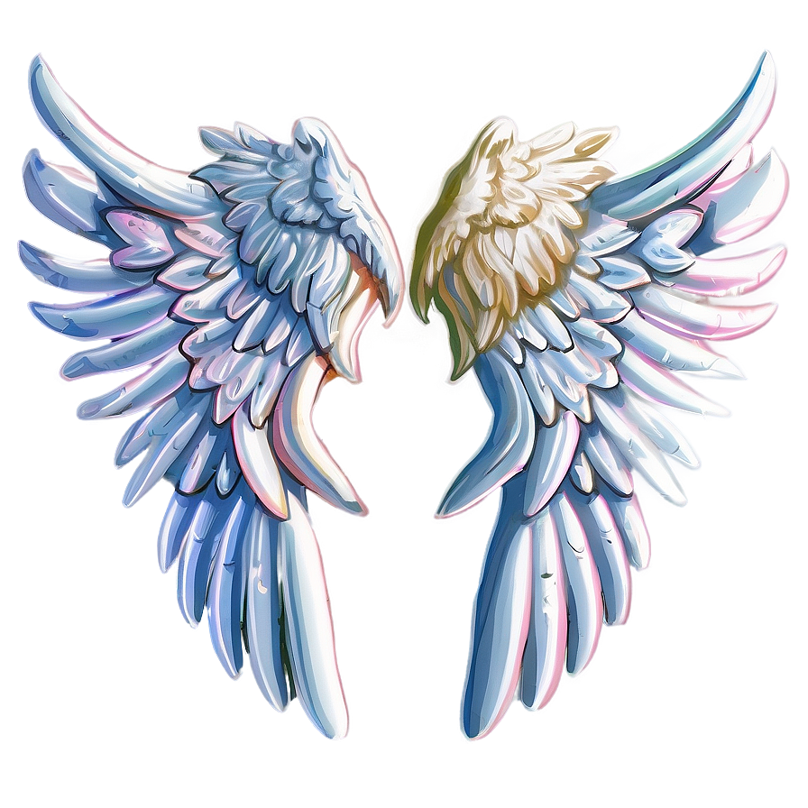 Soft Angel Wings Drawing Png 91