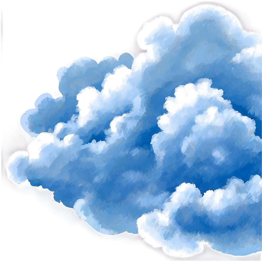 Soft Blue Clouds Png Akn78