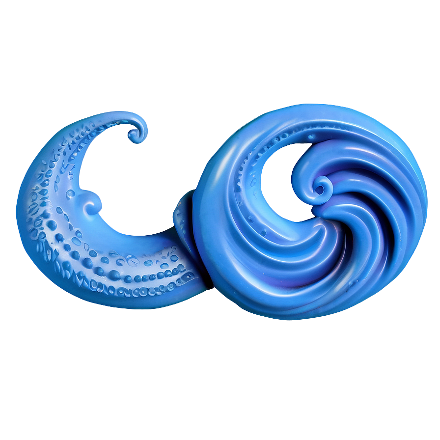 Soft Blue Wave Png Ido