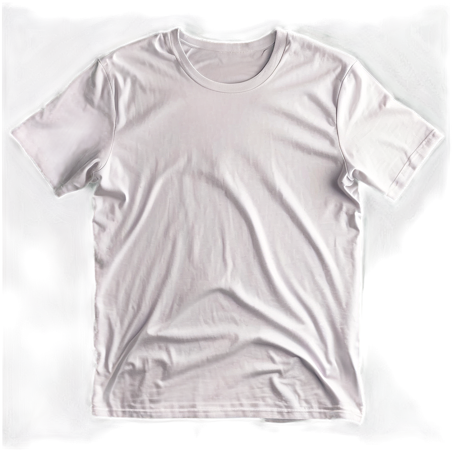 Soft Cotton White T-shirt Mockup Png 06132024