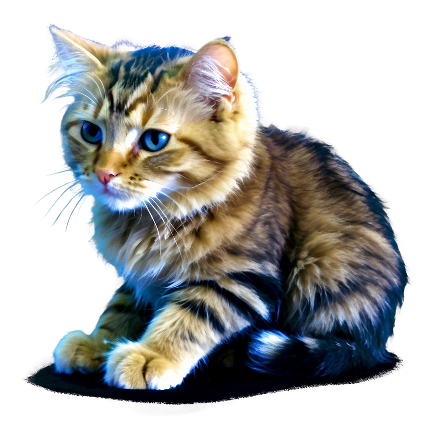 Soft-furred Cat Png 35