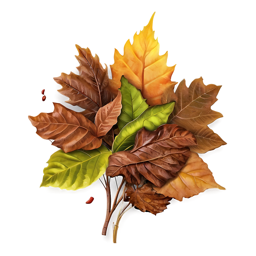 Soft Leaf Pile Png Gii