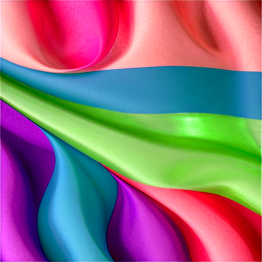 Soft Pastel Wavy Lines Png Qtc