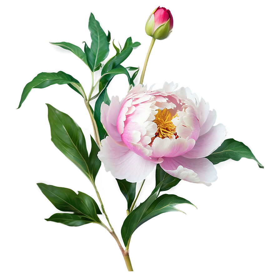 Soft Peony Bloom Png Fdm23